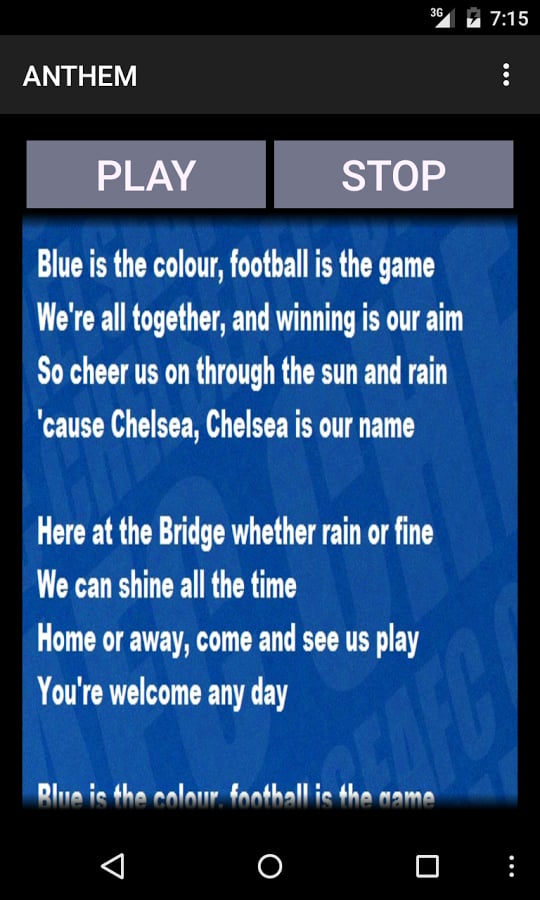 Chelsea FC Anthem截图1