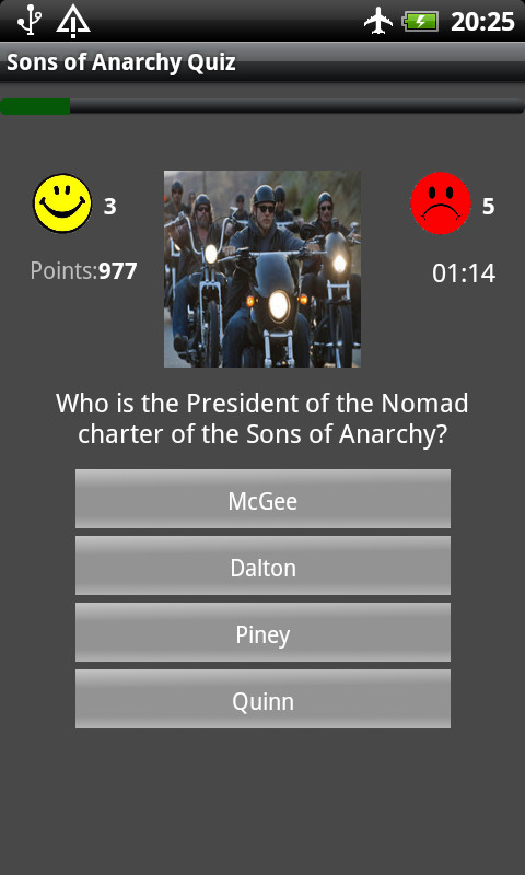 Sons of Anarchy Quiz截图2