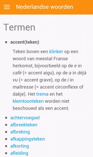 Nederlandse woorden截图3