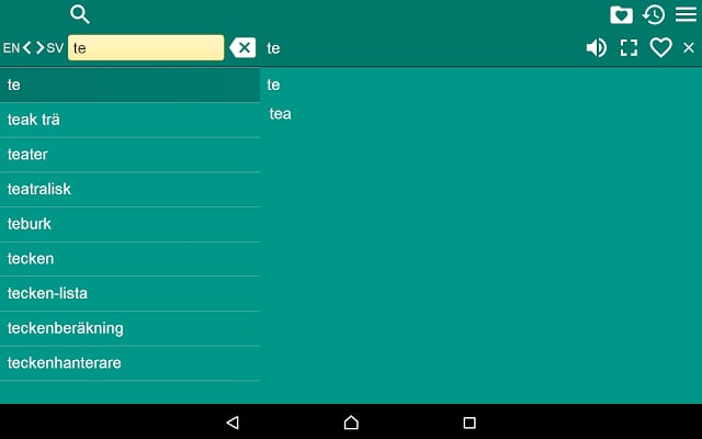 English Swedish Dictionary Fr截图3