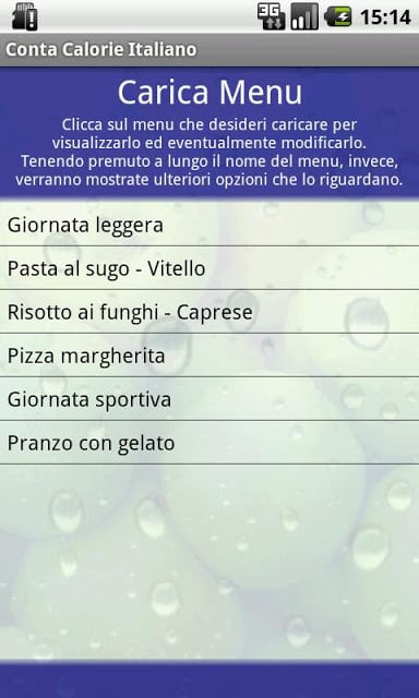 Conta Calorie Italiano DEMO截图3