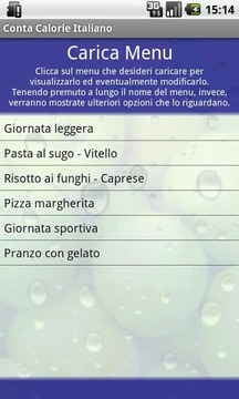 Conta Calorie Italiano DEMO截图