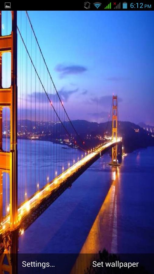 Golden Gate Live Wallpaper截图1