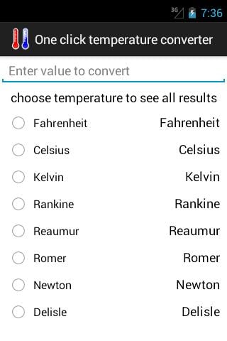 1 click temperature converter截图1