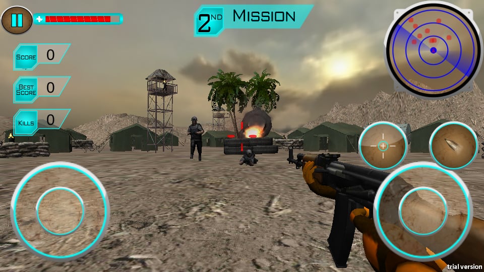 Commando War Action 3D截图2