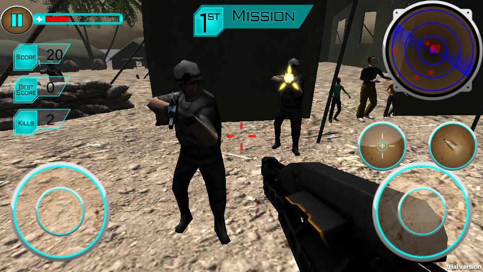 Commando War Action 3D截图1