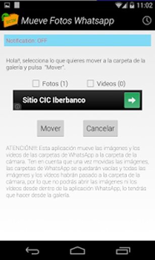 Mueve WhatsApp a Galeria截图4