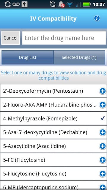 Micromedex IV Compatibility截图2