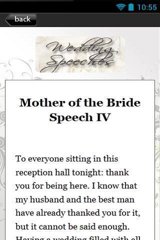 Wedding Speeches - Mother截图3