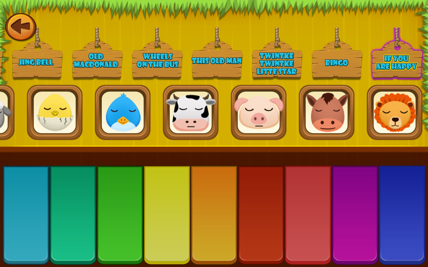 Kids piano animal - Baby game截图2