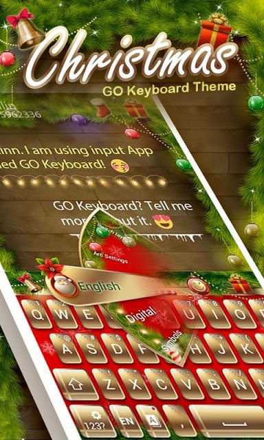 Christmas GO Keyboard Theme截图3