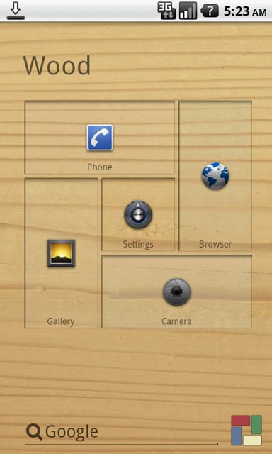 Wood theme for SquareHome截图1