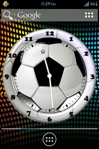 Analog Clock Football Fans截图2