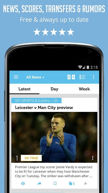 Unofficial Man City News截图9