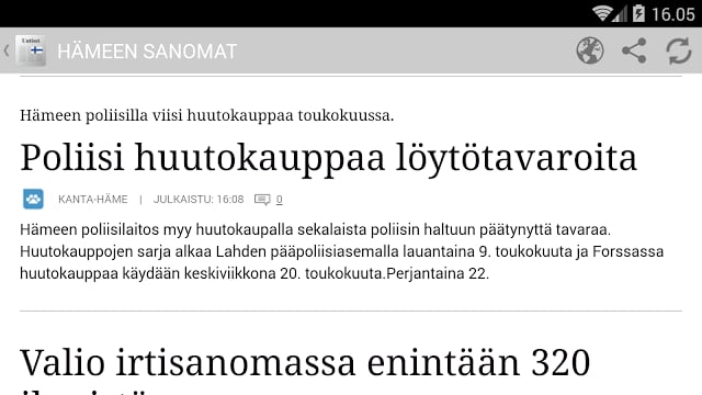 Suomen sanomalehtien截图3