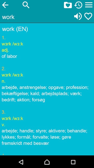 English Danish Dictionary Free截图4