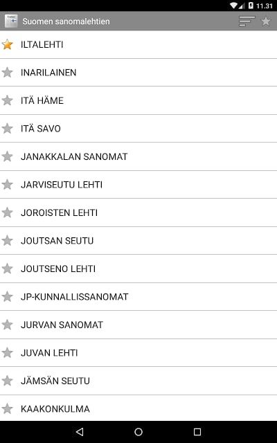 Suomen sanomalehtien截图4