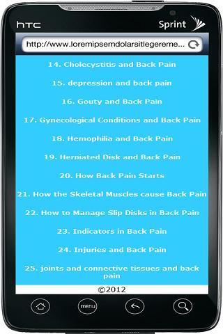 Back Pain Relief guide 2013截图2