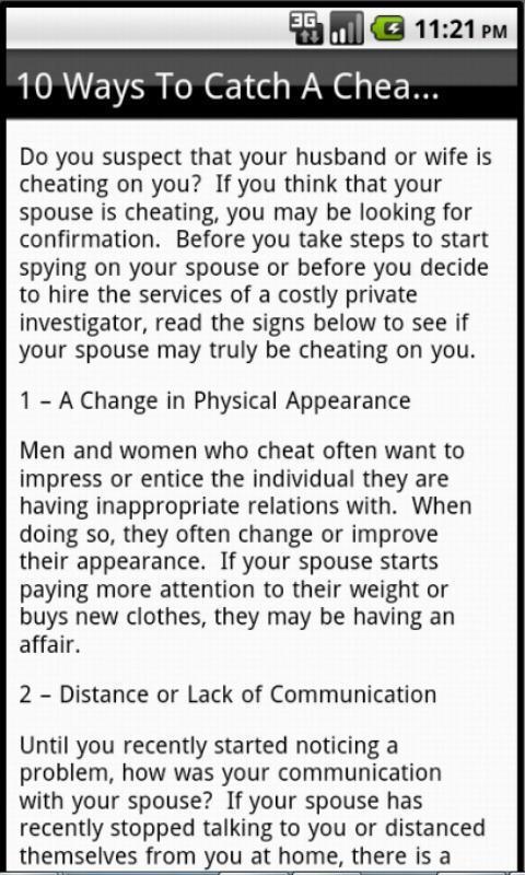 Track A Cheating Spouse截图2