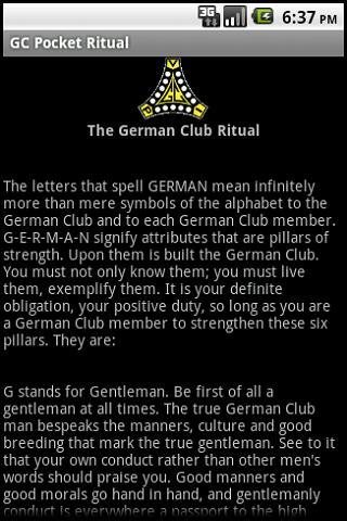 German Club Pocket Ritual截图1