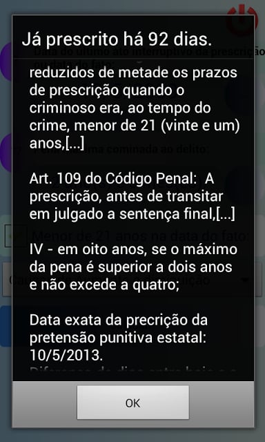 Prescri&ccedil;&atilde;o Penal Olimpo截图1