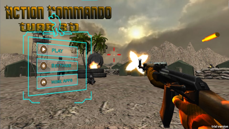 Commando War Action 3D截图5