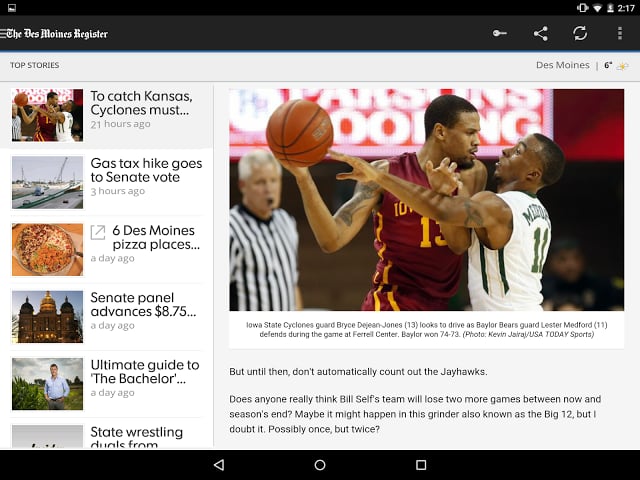 Des Moines Register截图3