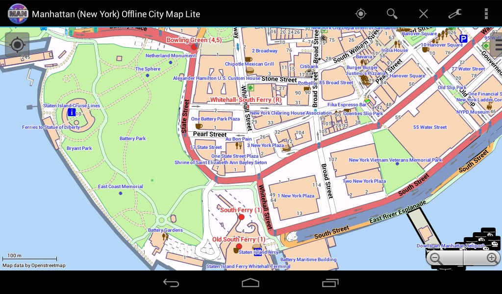 Manhattan (New York) Offline City Map Lite截图6