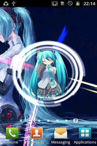 Hatsune Miku Free Live Wallpaper截图4