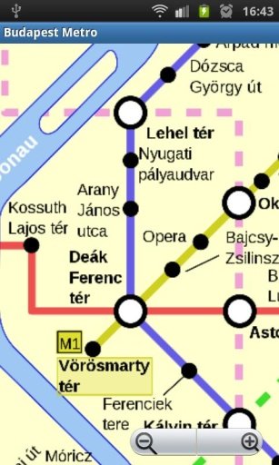 Budapest Metro MAP截图3