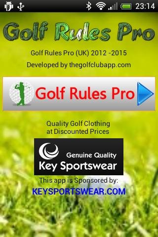 Golf Rules Pro UK 2012 - 2015截图2