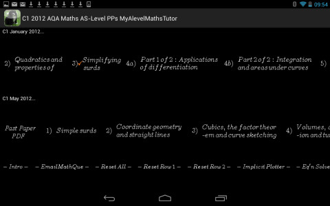 C1 2012 AQA Maths AS-Level PPs MyAlevelMathsTutor截图1