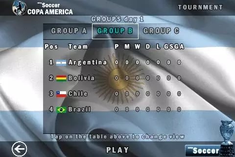 easySoccer Copa America截图2