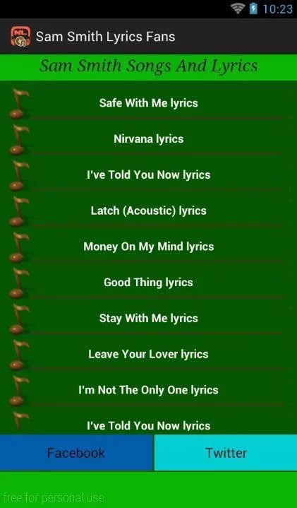 Sam Smith Lyrics Fans截图5