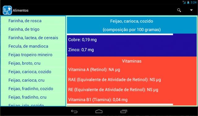 Guia Nutricional Up Free截图7