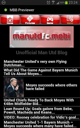 Man United FC Mobi截图2