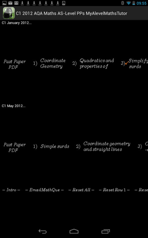 C1 2012 AQA Maths AS-Level PPs MyAlevelMathsTutor截图5