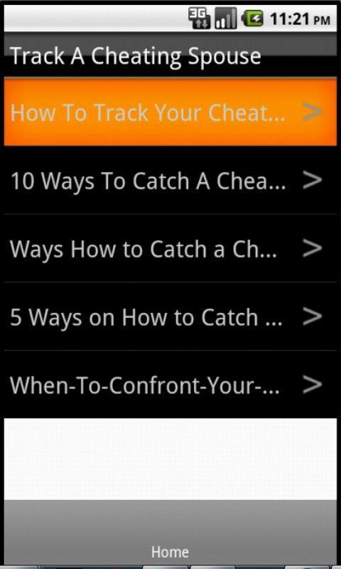 Track A Cheating Spouse截图1