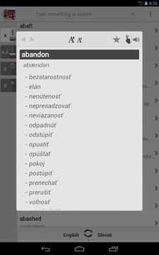 Dictionary Slovak English Free截图