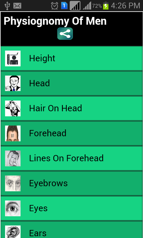 Face Reading of men截图1