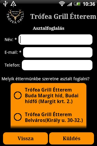 Tr&oacute;fea Grill &Eacute;tterem截图3