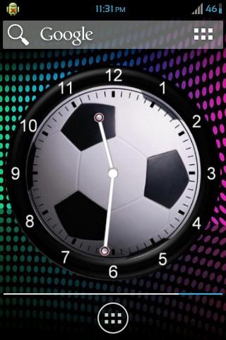 Analog Clock Football Fans截图5