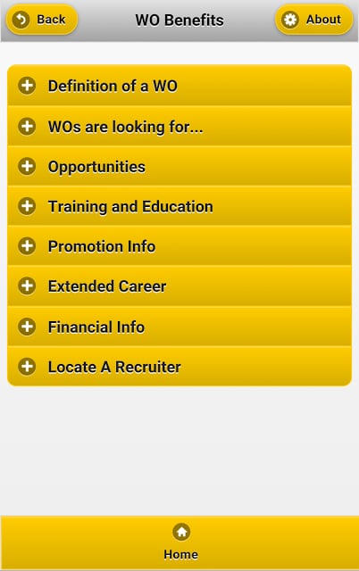 Warrant Officer Recruiting截图1