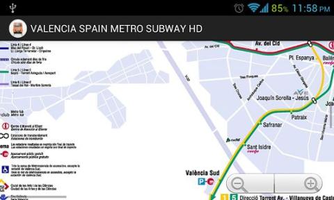 VALENCIA SPAIN METRO SUBWAY HD截图2