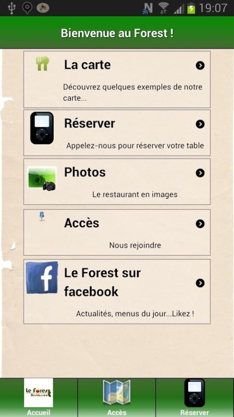 Restaurant le Forest截图1