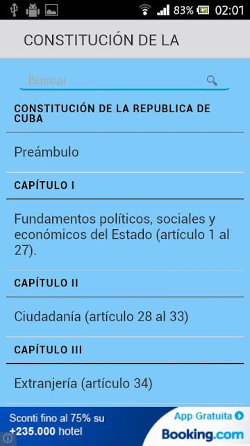 Constituci&oacute;n Rep&uacute;blica de Cuba截图3