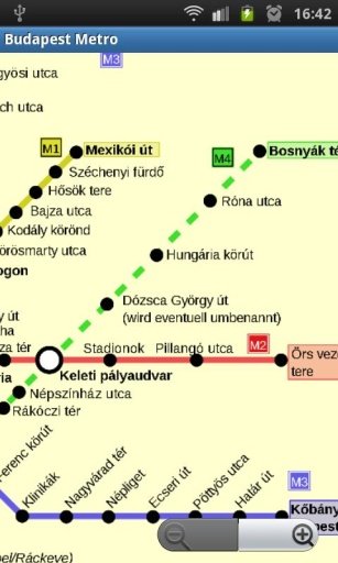 Budapest Metro MAP截图2