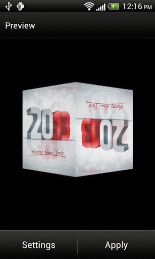 2013 Cube 3D Live Wallpaper截图6