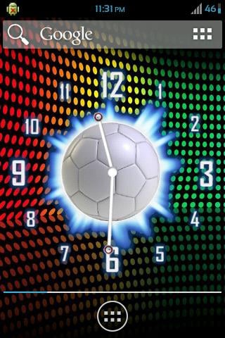 Analog Clock Football Fans截图4