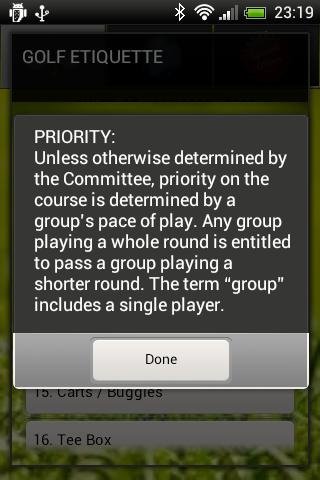 Golf Rules Pro UK 2012 - 2015截图8